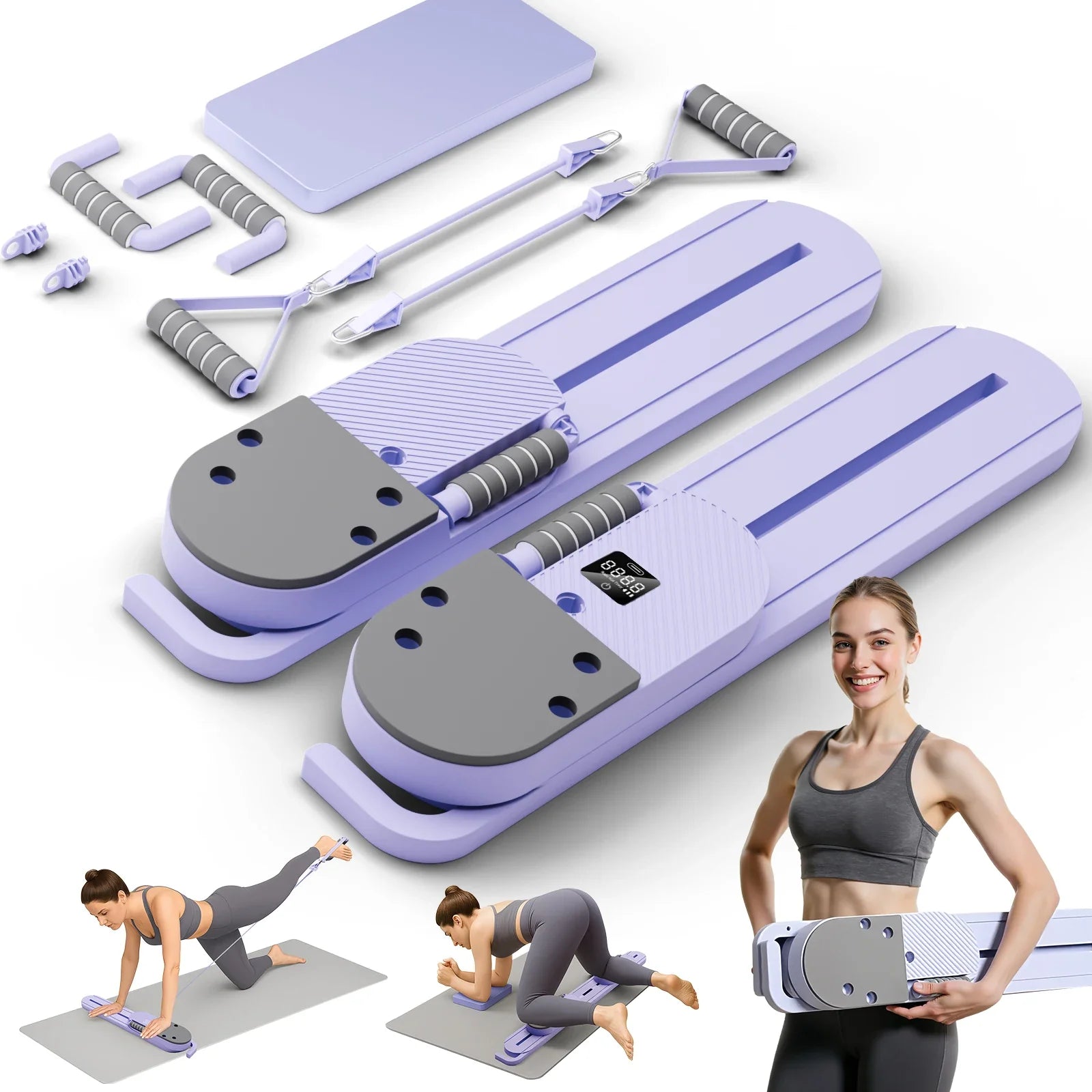 Portable Pilates Ski Board Trainer