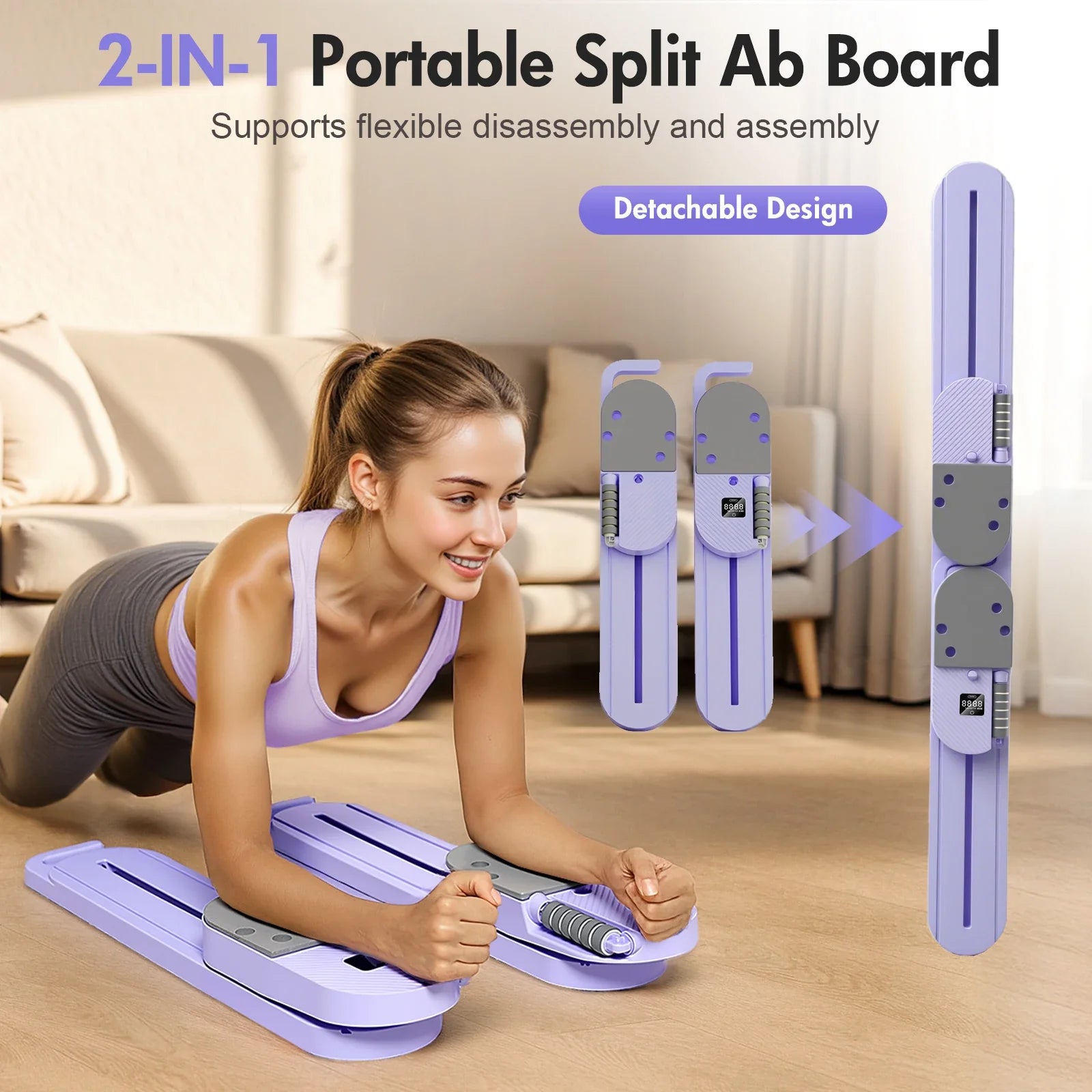 Portable Pilates Ski Board Trainer