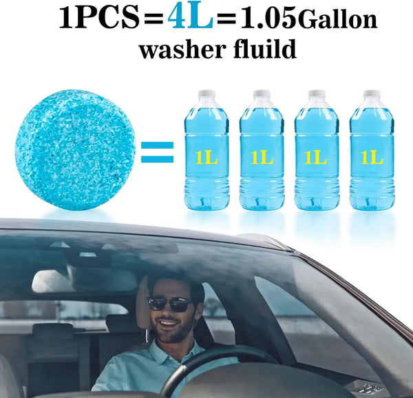 Effervescent Glass Cleaner Tablets