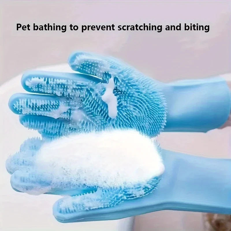 Magic Pet Grooming Gloves