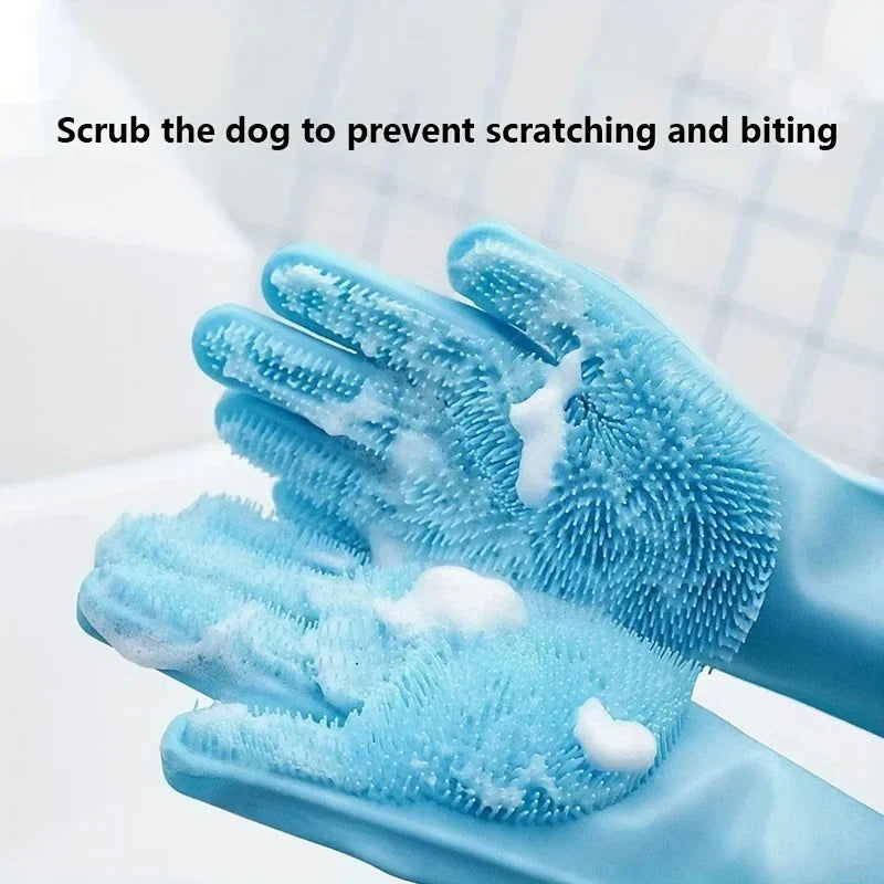Magic Pet Grooming Gloves