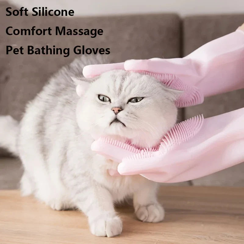 Magic Pet Grooming Gloves