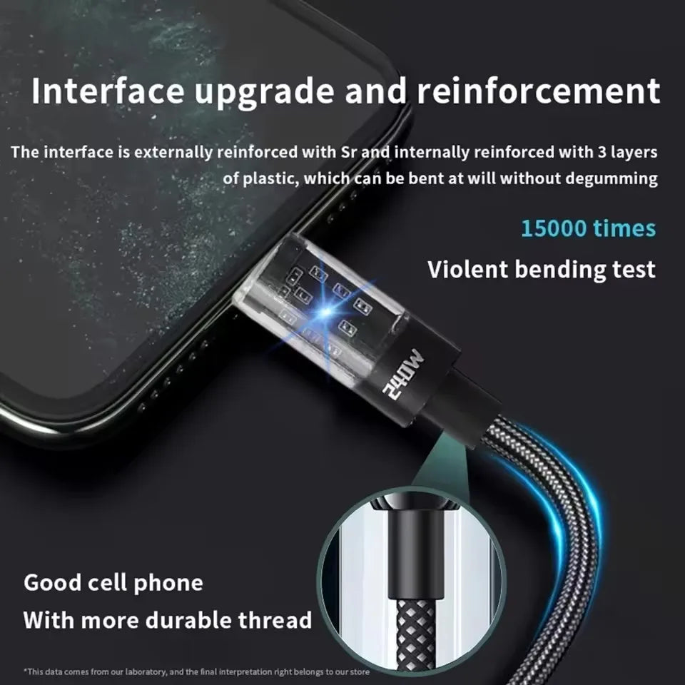 RapidCharge Pro USB-C Fast Cable