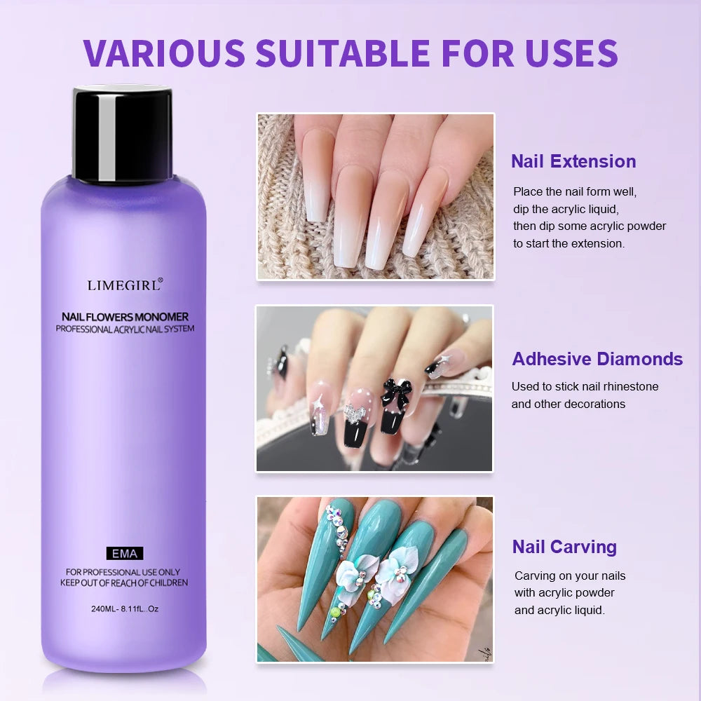 Crystal Strong Acrylic Nail Monomer