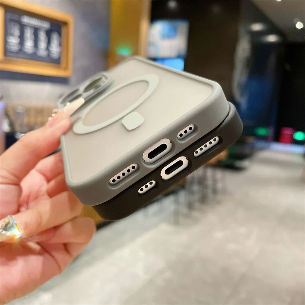 Matte Lens Protection MagSafe Case