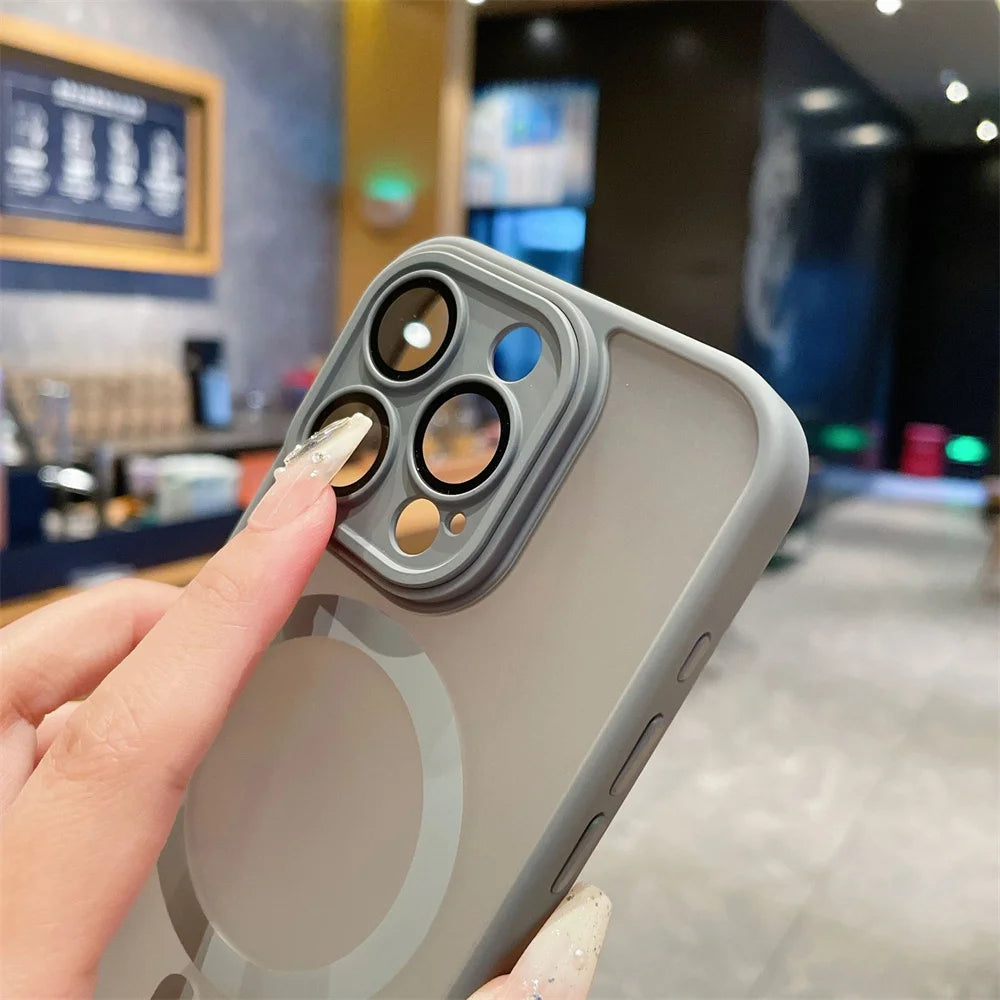 Matte Lens Protection MagSafe Case