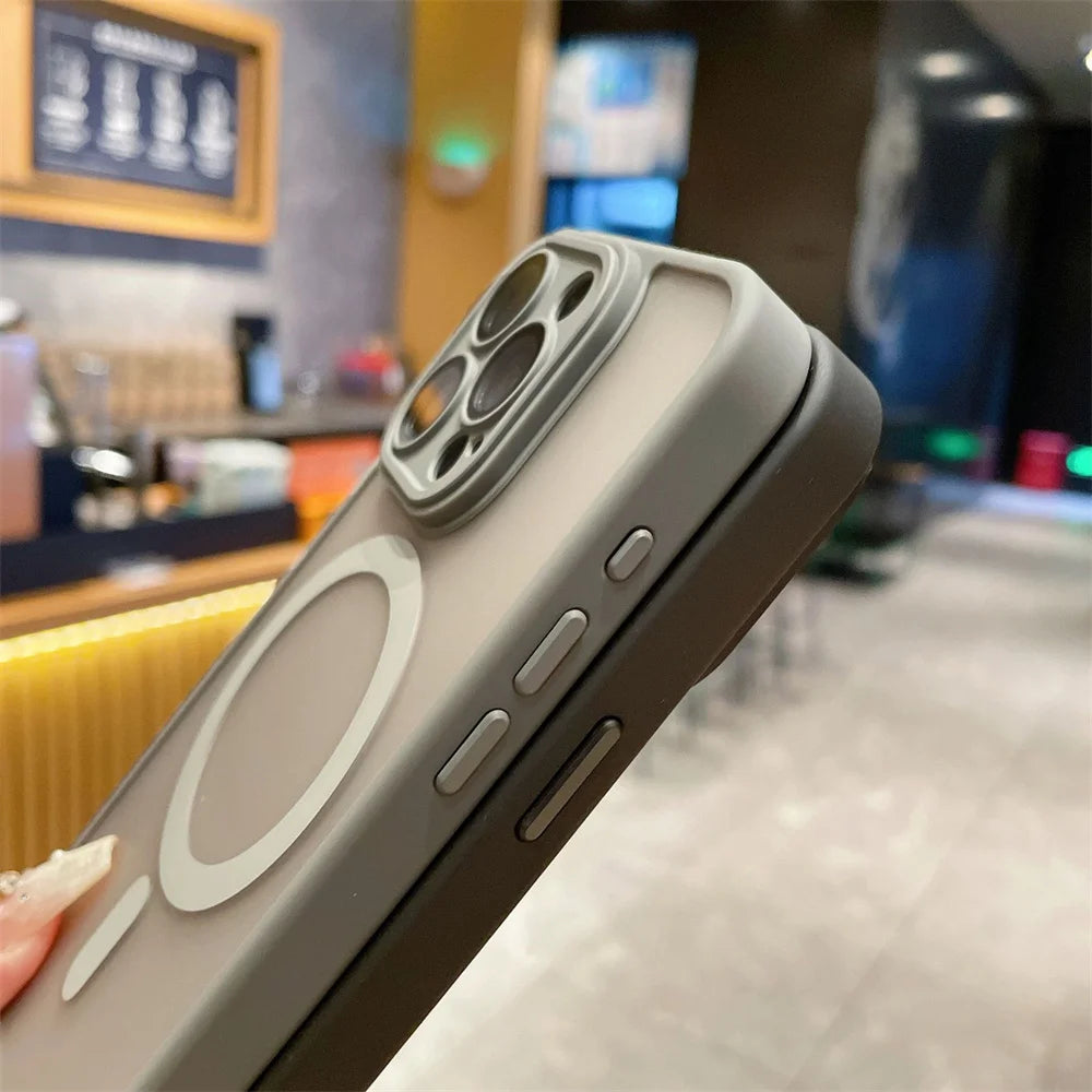 Matte Lens Protection MagSafe Case